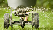 A spreader for fertilizer.